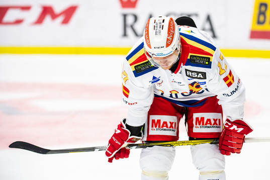 Malmö Redhawks Max Görtz deppar