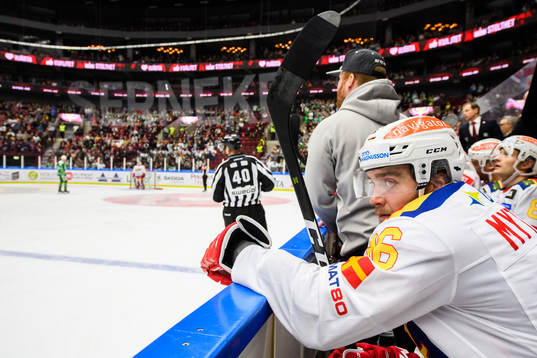 Malmö Redhawks Matias Myttynen deppar