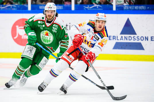 Malmö Redhawks Jesper Jensen Aabo och Rögles Dennis
