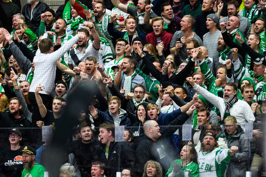 Rögles supportrar jublar