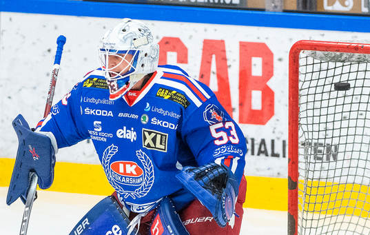Oskarshamns målvakt Fredrik Pettersson-Wentzel
