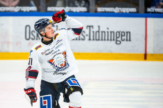 Linköpings Olle Lycksell jublar