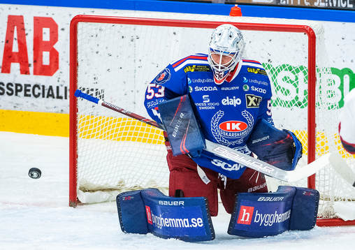 Oskarshamns målvakt Fredrik Pettersson-Wentzel