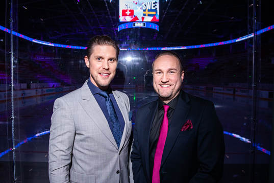 Jonas Andersson and Chris Härenstam of Swedish broadcaster
