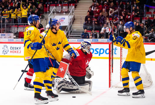 David Gustafsson , Samuel Fagemo and Nils Höglander of