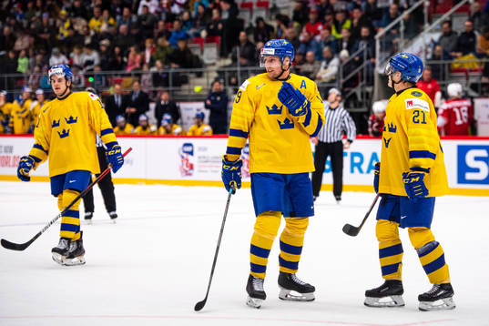 Samuel Fagemo , David Gustafsson and Nils Höglander of