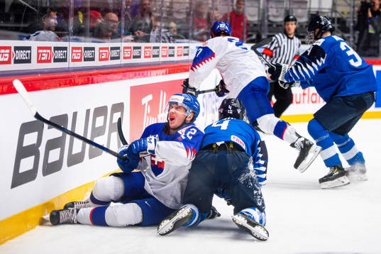 Kristian Kovacik of Slovakia in pain