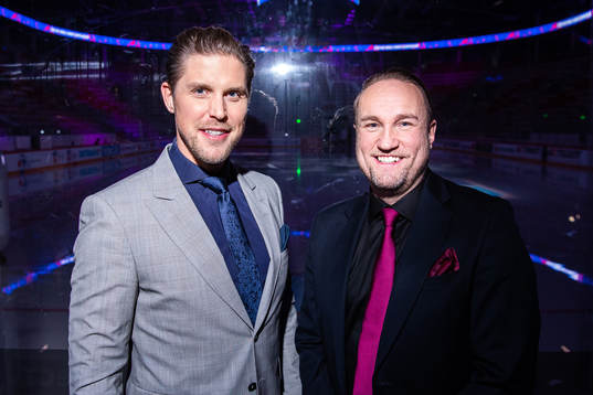 Jonas Andersson and Chris Härenstam of Swedish broadcaster