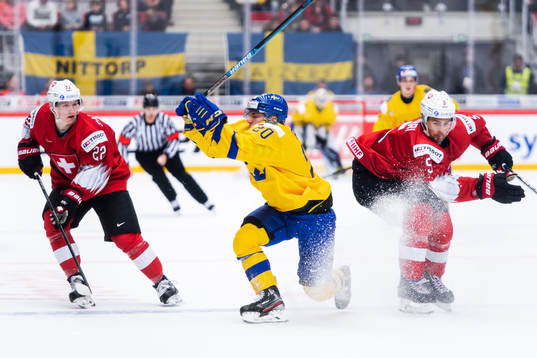 Nikola Pasic of Sweden and Fabian Berri of Switzerland