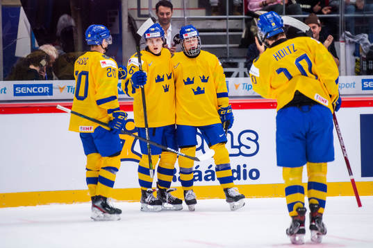 Lucas Raymond, Nikola Pasic, Jonatan Berggren and Alexander