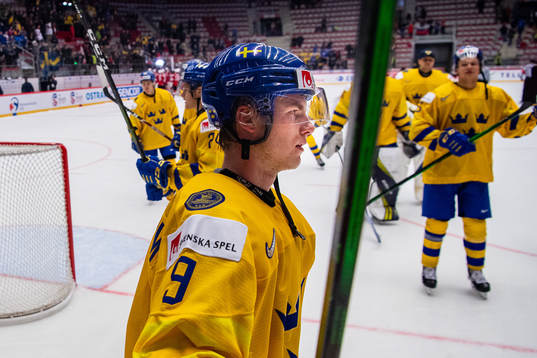 Victor Söderström of Sweden celebrates