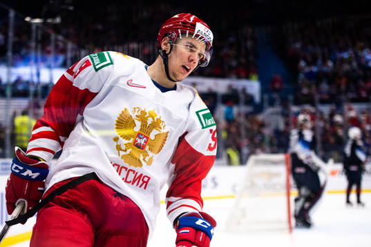 Nikita Rtishev of Russia reacts