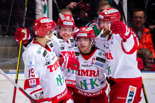 Timrås Tobias Lindberg, Jens Lööke, Emil Berglund och
