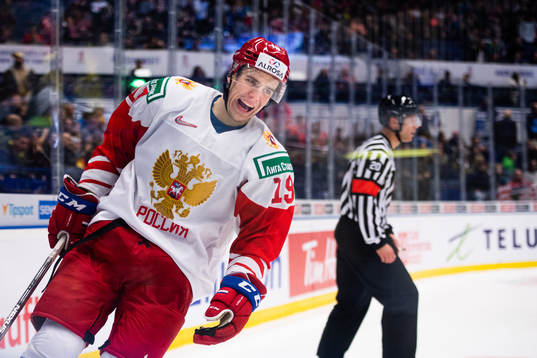Nikita Rtishev of Russia reacts
