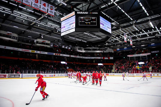 Vy inför ishockeymatchen i Hockeyallsvenskan mellan Modo