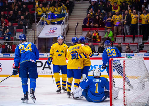 David Gustafsson , Nils Höglander and Samuel Fagemo of