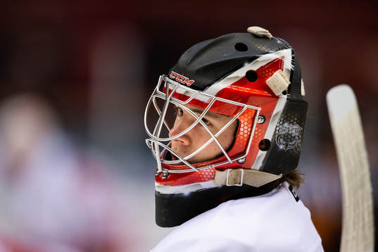 Malmö Redhawks målvakt Alfred Hallin