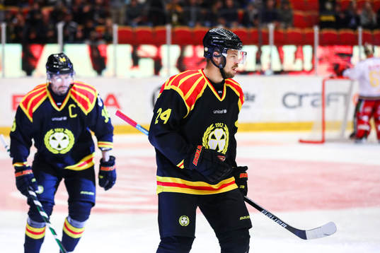 Brynäs Emil Molin jublar