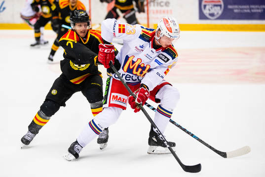 Malmö Redhawks Adam Ollas Mattsson och Brynäs Daniel