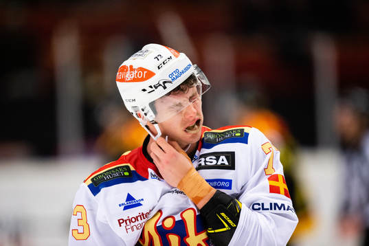 Malmö Redhawks Adam Ollas Mattsson har ont