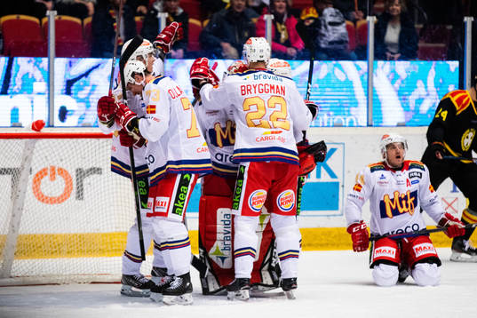 Malmös spelare jublar