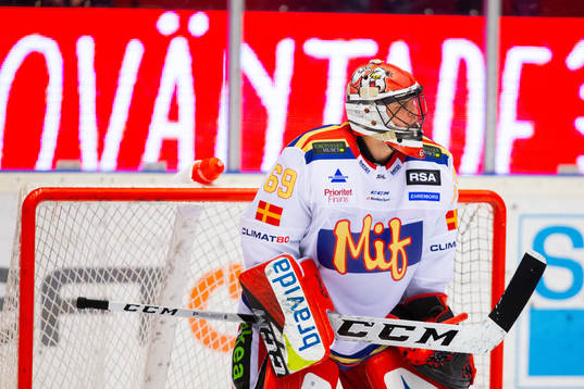Malmö Redhawks målvakt Oscar Alsenfelt