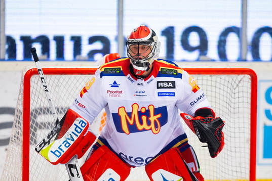 Malmö Redhawks målvakt Oscar Alsenfelt