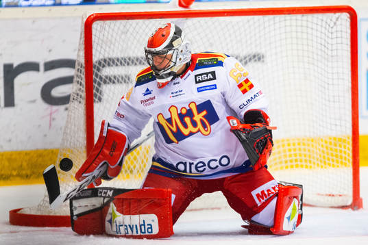 Malmö Redhawks målvakt Oscar Alsenfelt