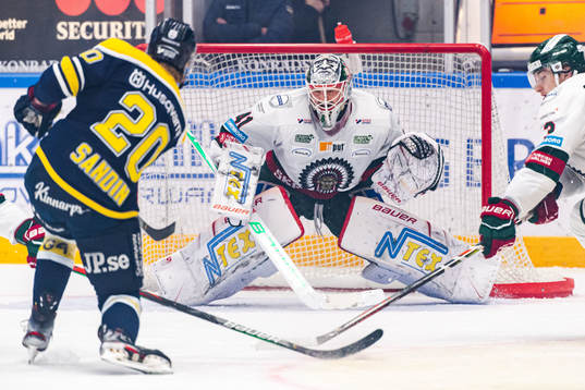 Frölundas målvakt Niklas Rubin