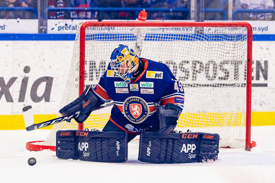 Växjös målvakt Viktor Andrén