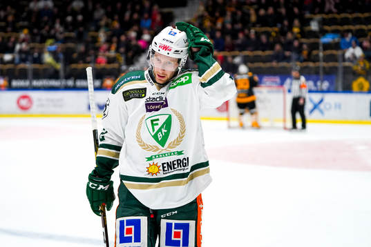 Färjestads Per Åslund deppar
