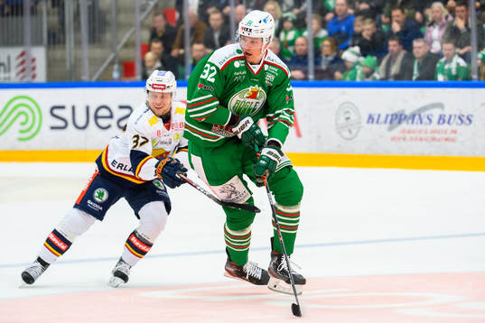 Rögles Gustav Olhaver och Djurgårdens Jesper Pettersson
