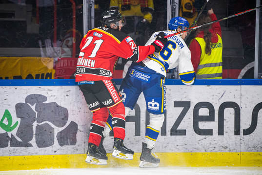 Luleås Juhani Tyrväinen och Leksands Daniel Gunnarsson