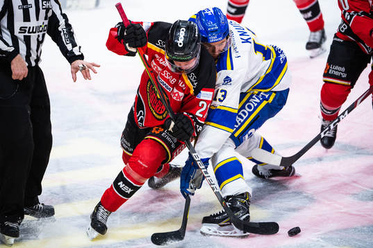 Luleås Juhani Tyrväinen och Leksands Jon Knuts