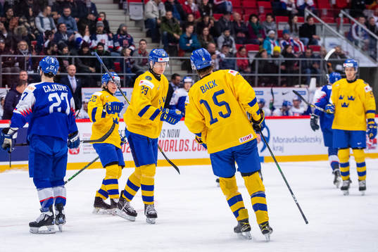 Karl Henriksson , Albin Eriksson and Oskar Bäck of Sweden