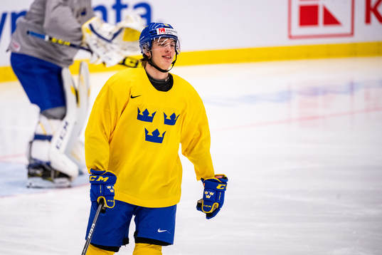 Oskar Bäck of team Sweden at a practice session
