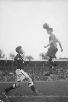 Fotboll, Stockholmsalliansen - USA-lag. Stockholms