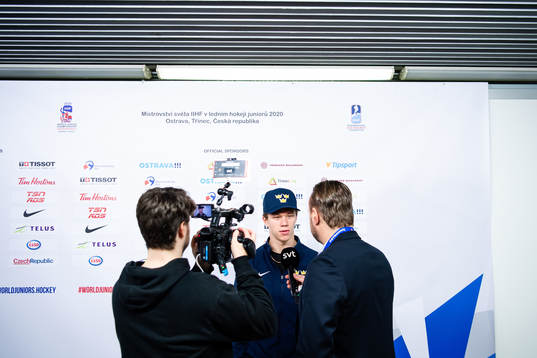 Lucas Raymond of team Sweden