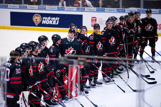 Players of Canada celebrate