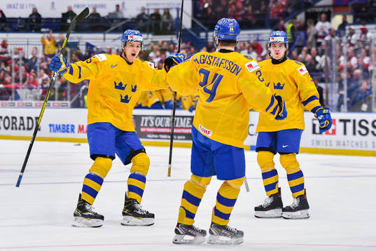 Philip Broberg, Hugo Gustafsson and Tobias Björnfot of