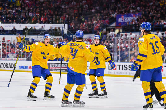 Philip Broberg, Hugo Gustafsson, Tobias Björnfot and Oskar