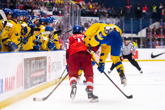 Karel Plasek of Czech Republic and Samuel Fagemo of Sweden