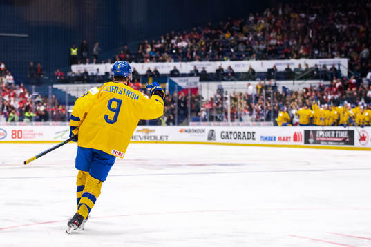 Victor Söderström of Sweden celebrates