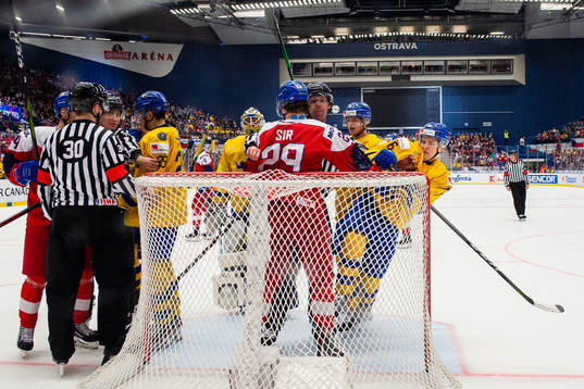 Jan Sir of Czech Republic and Jonatan Berggren of Sweden of