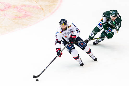 Linköpings Jonas Holös och Färjestads Daniel Viksten