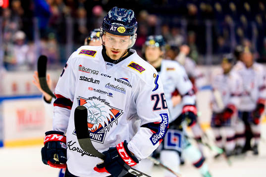 Linköpings Hampus Larsson deppar