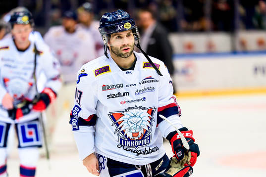 Linköpings Joe Whitney deppar