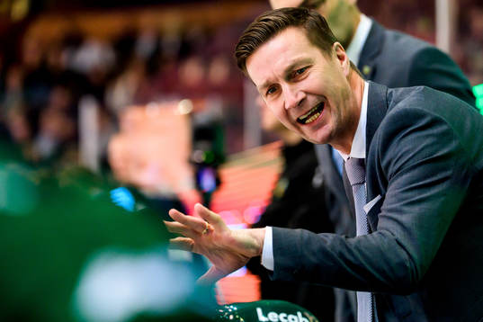 Färjestads huvudtränare Johan Pennerborn