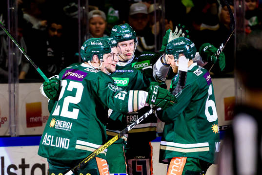 Färjestads Per Åslund, Lucas Ekeståhl-Jonsson, Victor
