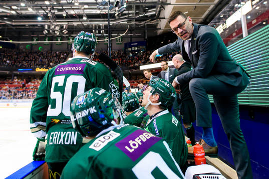 Färjestads assisterande tränare Peter Popovic